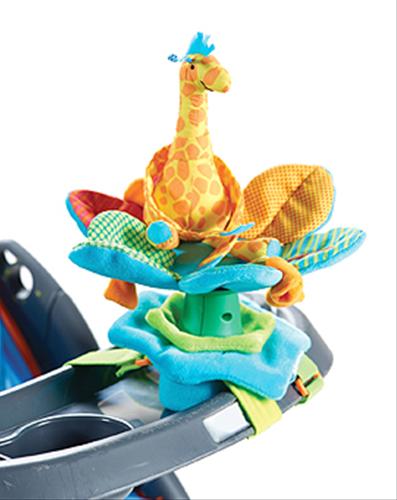 Hračka na kočárek Žirafa na květu - Kliknutím na obrázek zavřete
